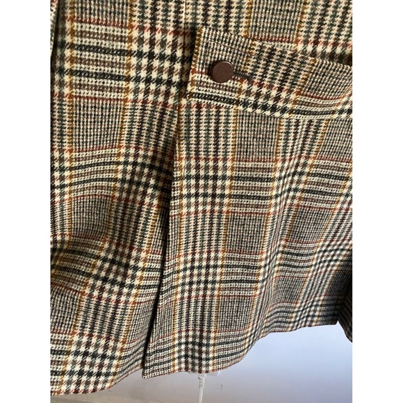 Rosier Milano Italy Womens Plaid Double Breasted Blazer Jacket - Picture 6 of 10